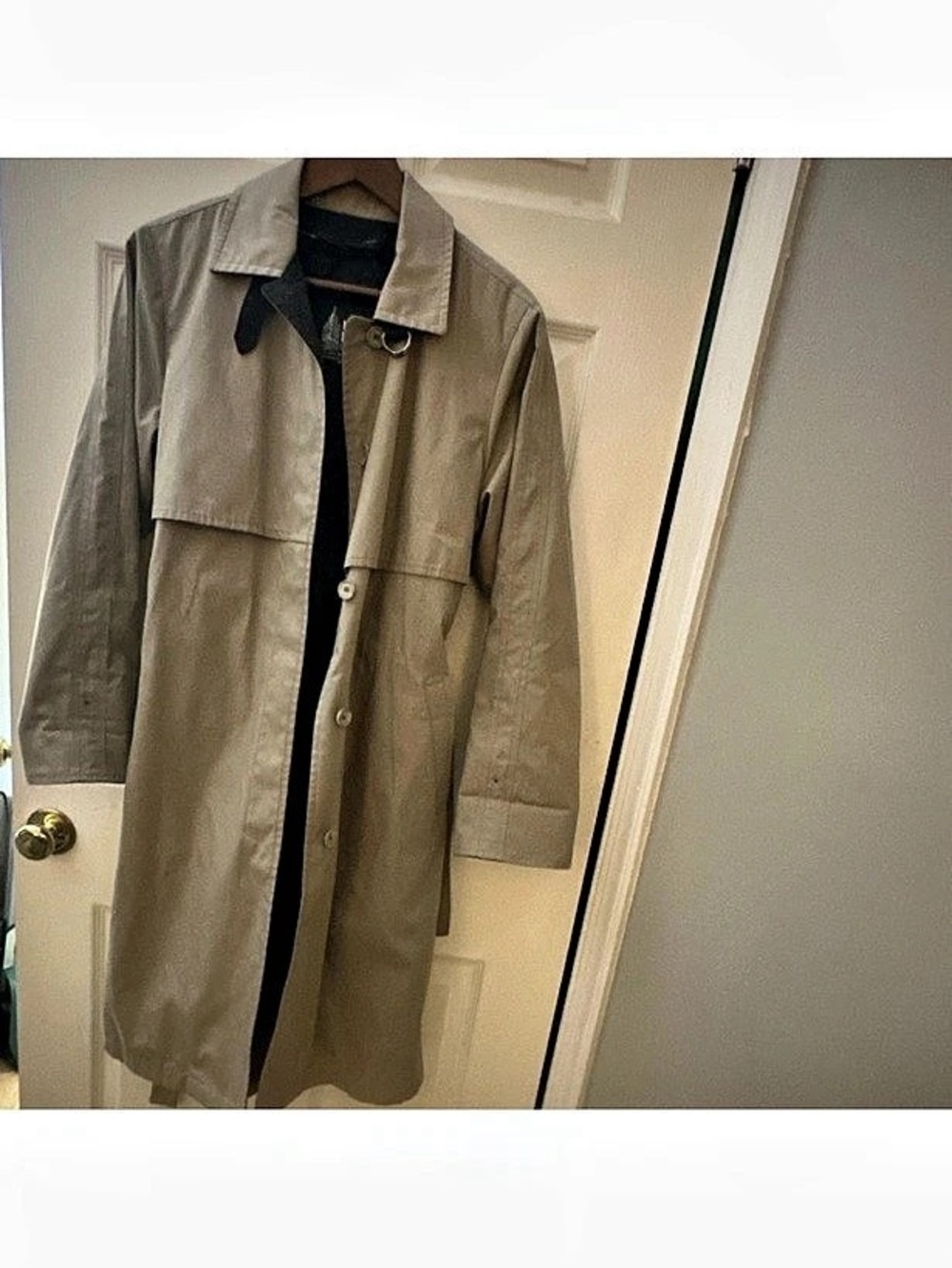 London Fog Insulated Trench Coat in Tan Like New